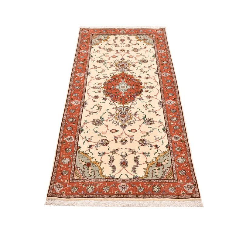 Tapis de couloir Tapis persan - Tabriz - Royal - 206 x 80 cm - multicolore