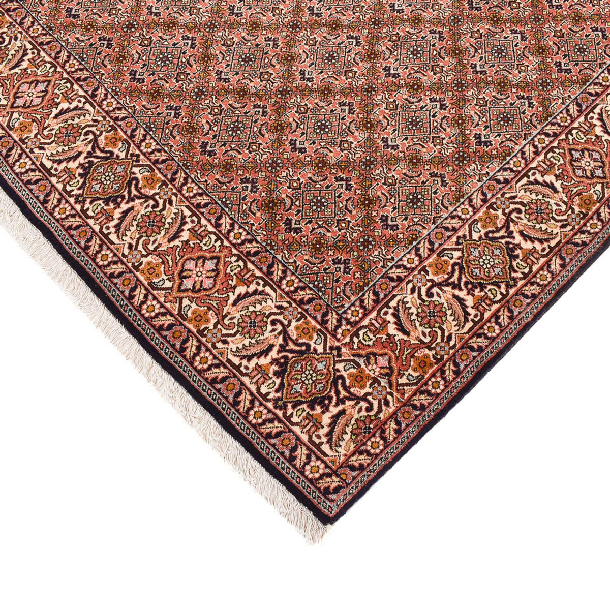 Tapis persan - Bidjar originale - 392 x 202 cm - rouille