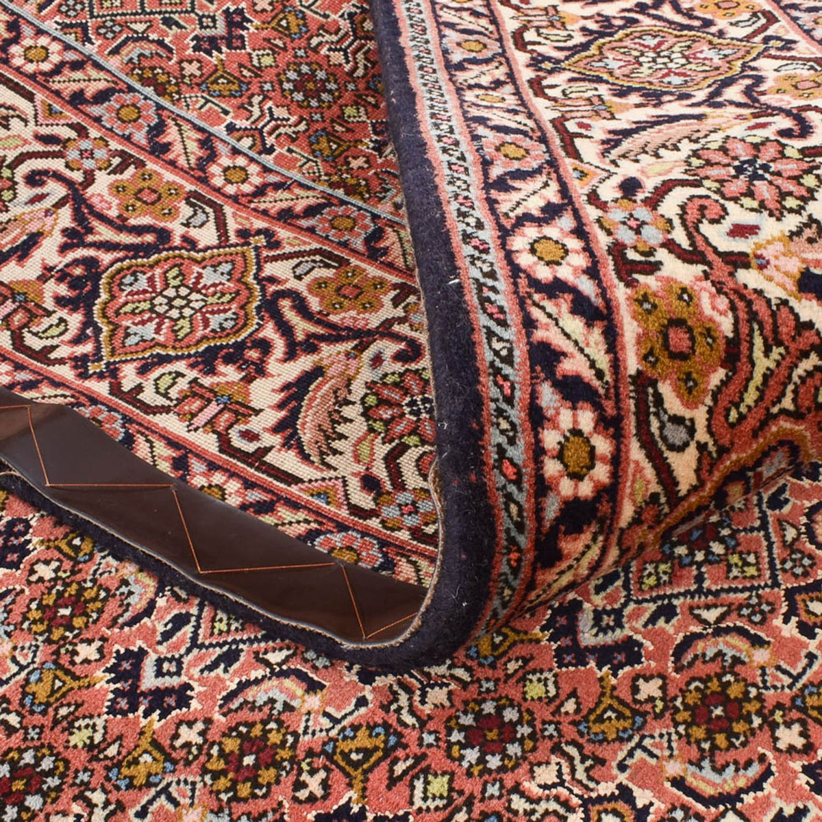 Tapis persan - Bidjar originale - 392 x 202 cm - rouille