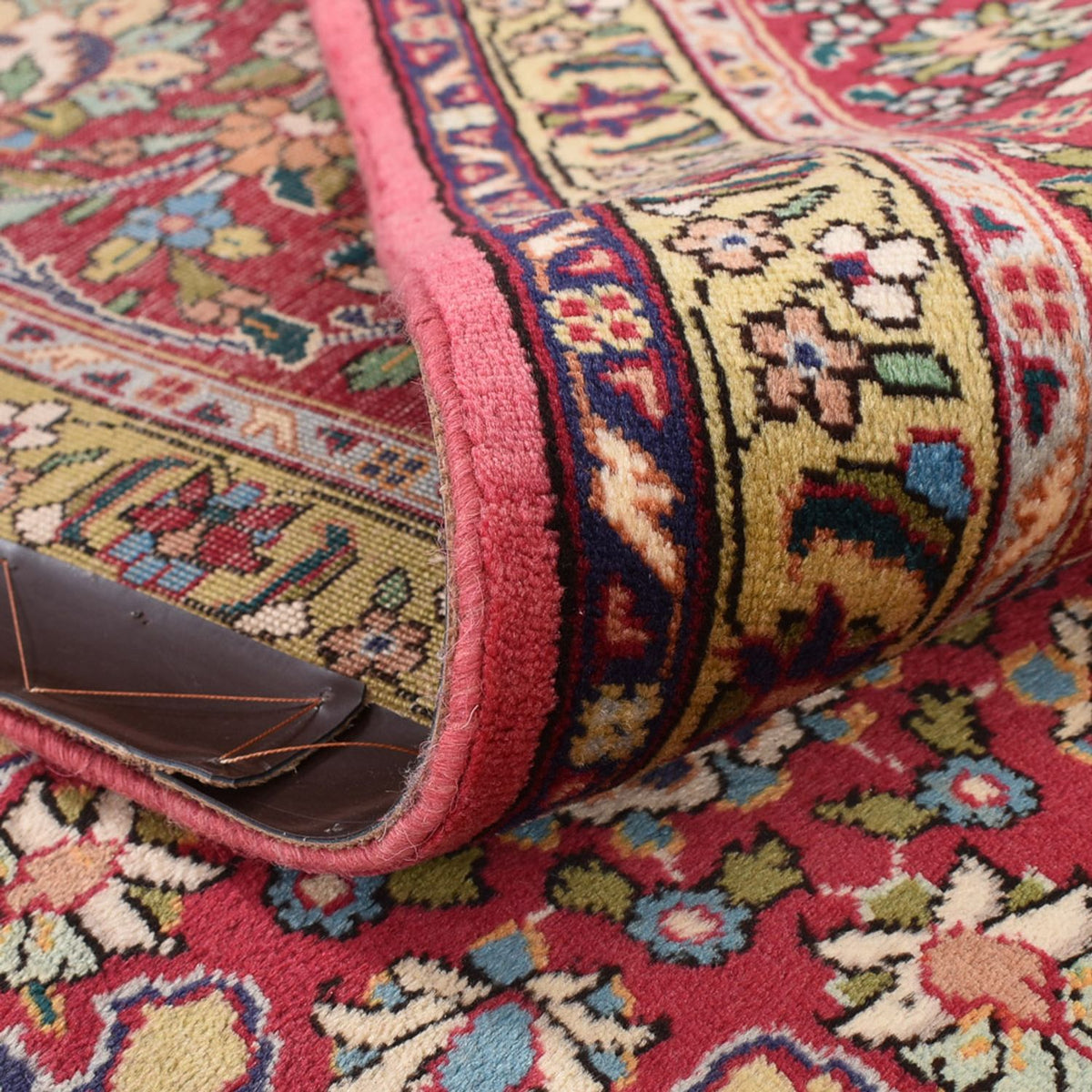 Tapis persan - Tabriz - Royal - 394 x 302 cm - saumon