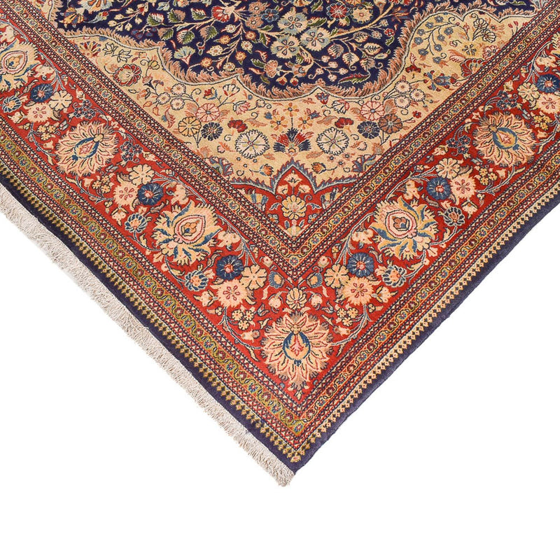 Tapis persan - Tabriz - Royal - 381 x 250 cm - bleu foncé