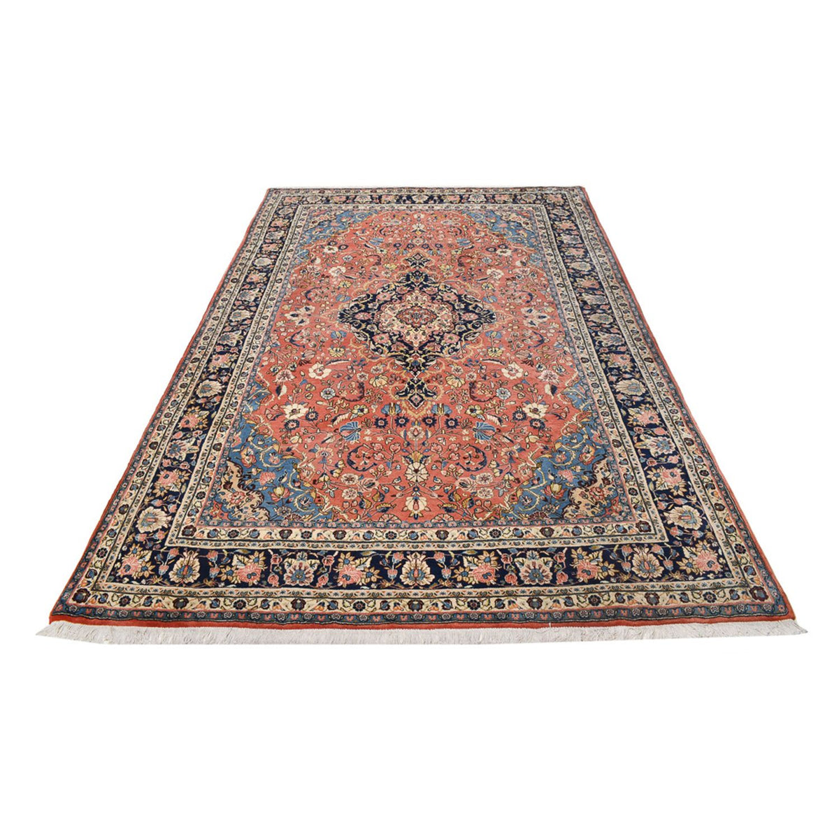 Tapis persan - Bidjar - 311 x 205 cm - rouge clair