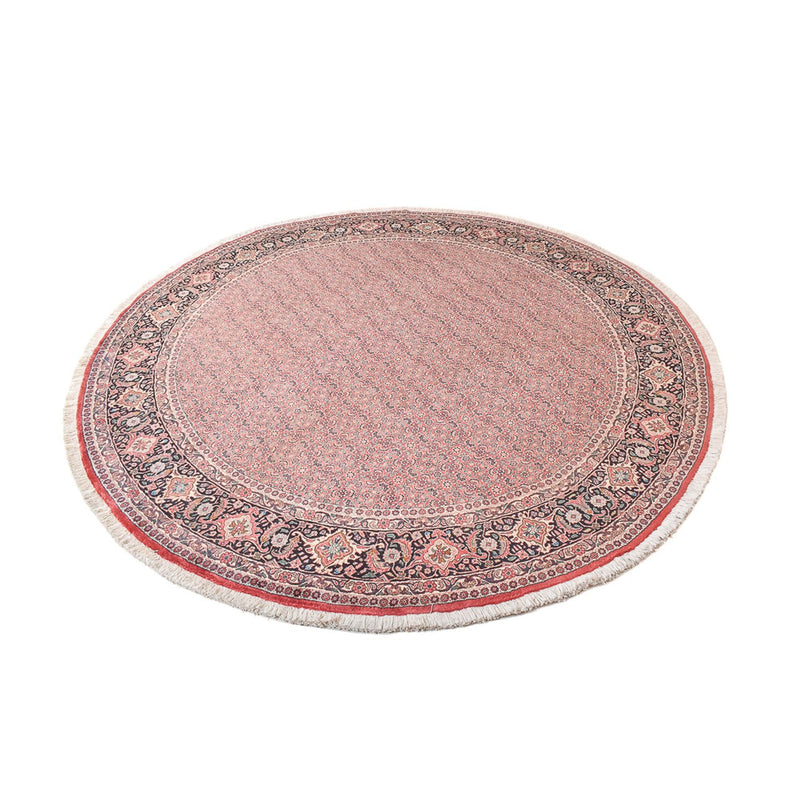 Tapis persan - Bidjar ronde  - 255 x 255 cm - rouge clair