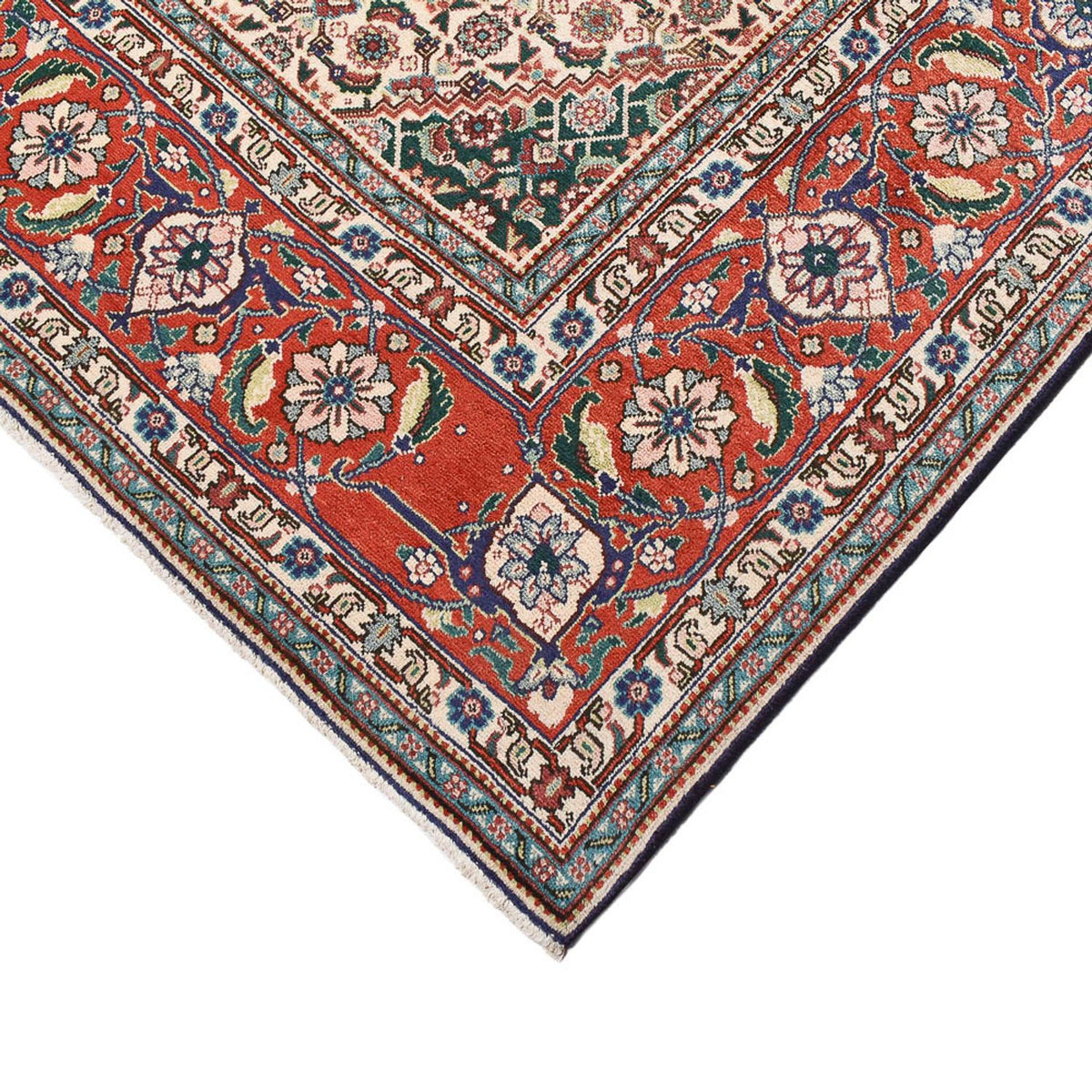 Tapis persan - Tabriz - Royal - 303 x 199 cm - rouge foncé