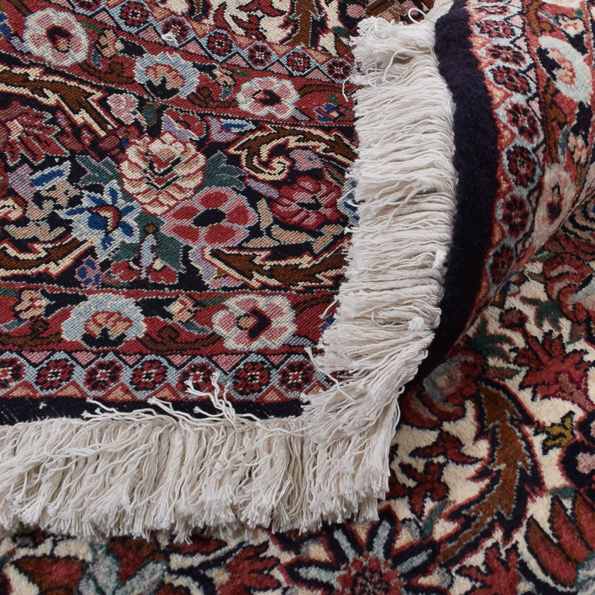 Tapis persan - Bidjar ronde  - 250 x 250 cm - rouille