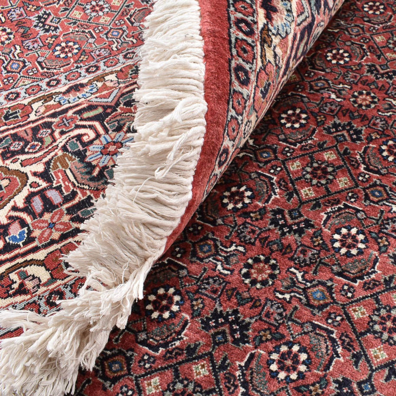 Tapis persan - Bidjar ronde  - 300 x 300 cm - rouge clair