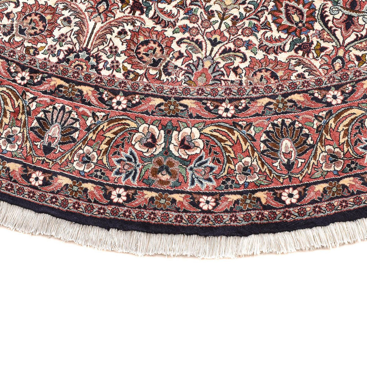 Tapis persan - Bidjar ronde  - 250 x 250 cm - rouille