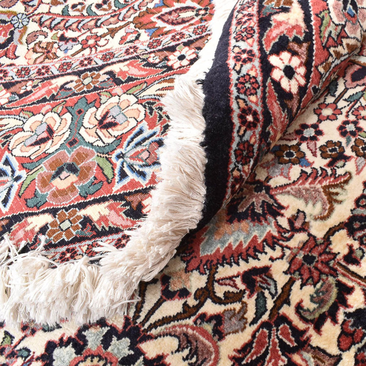 Tapis persan - Bidjar ronde  - 250 x 250 cm - rouille