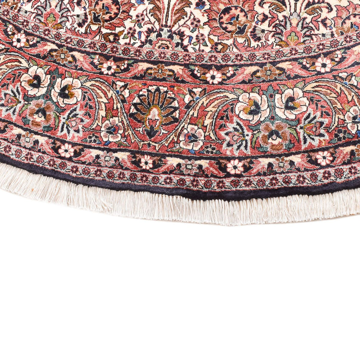 Tapis persan - Bidjar ronde  - 250 x 250 cm - rouille