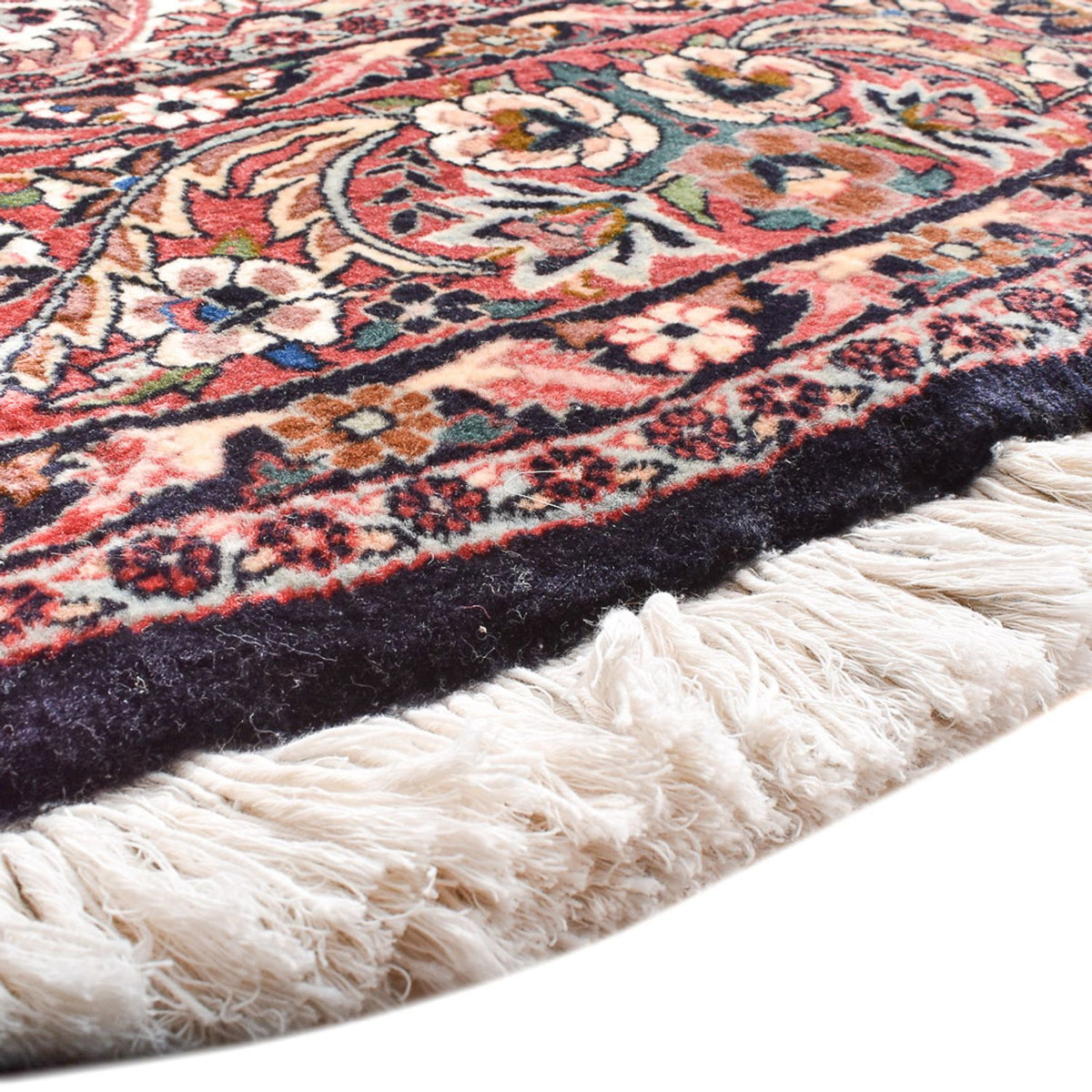 Tapis persan - Bidjar ronde  - 250 x 250 cm - rouille