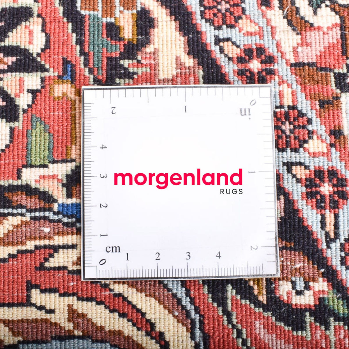 Tapis persan - Bidjar ronde  - 250 x 250 cm - rouille