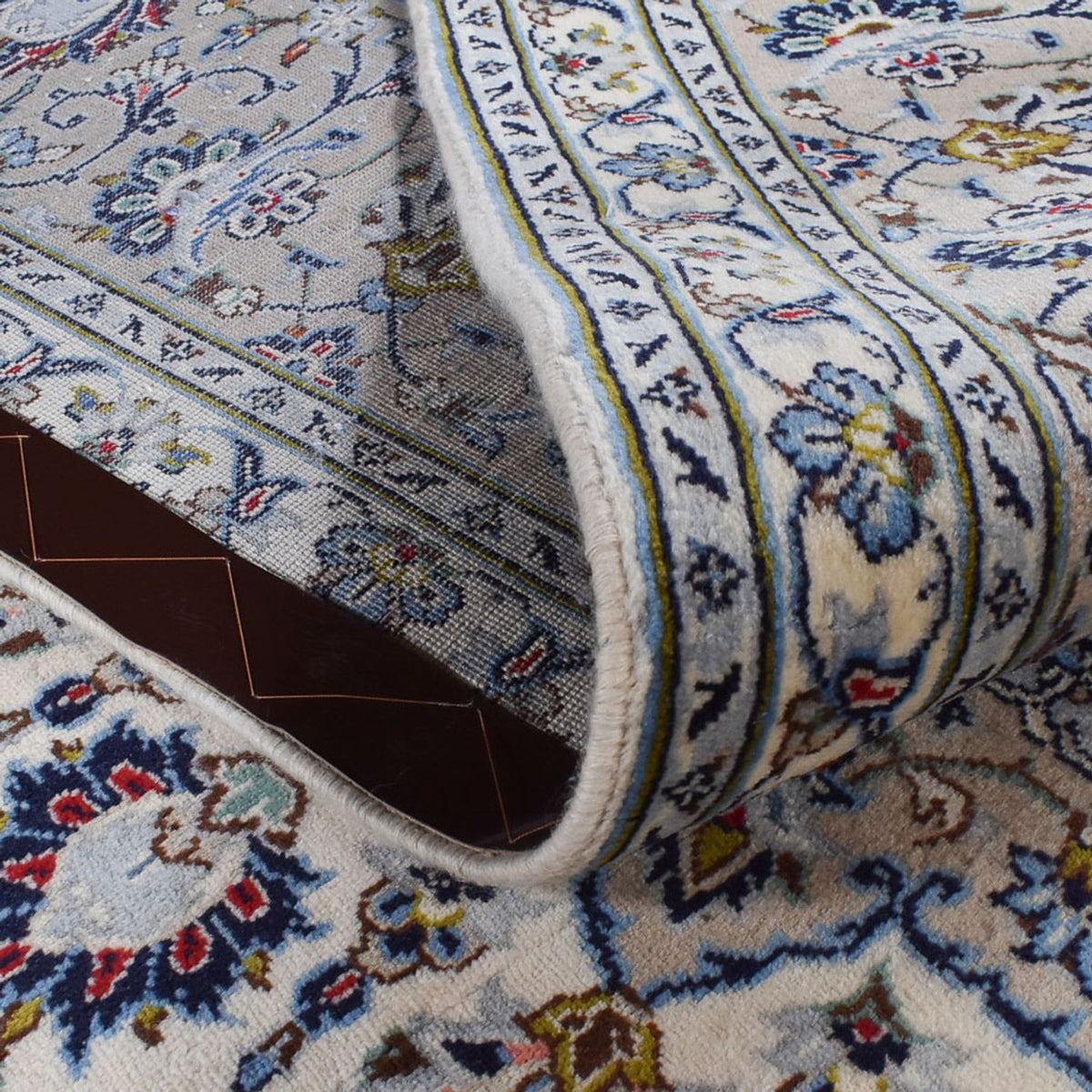 Tapis persan - Keshan - Royal - 346 x 246 cm - gris