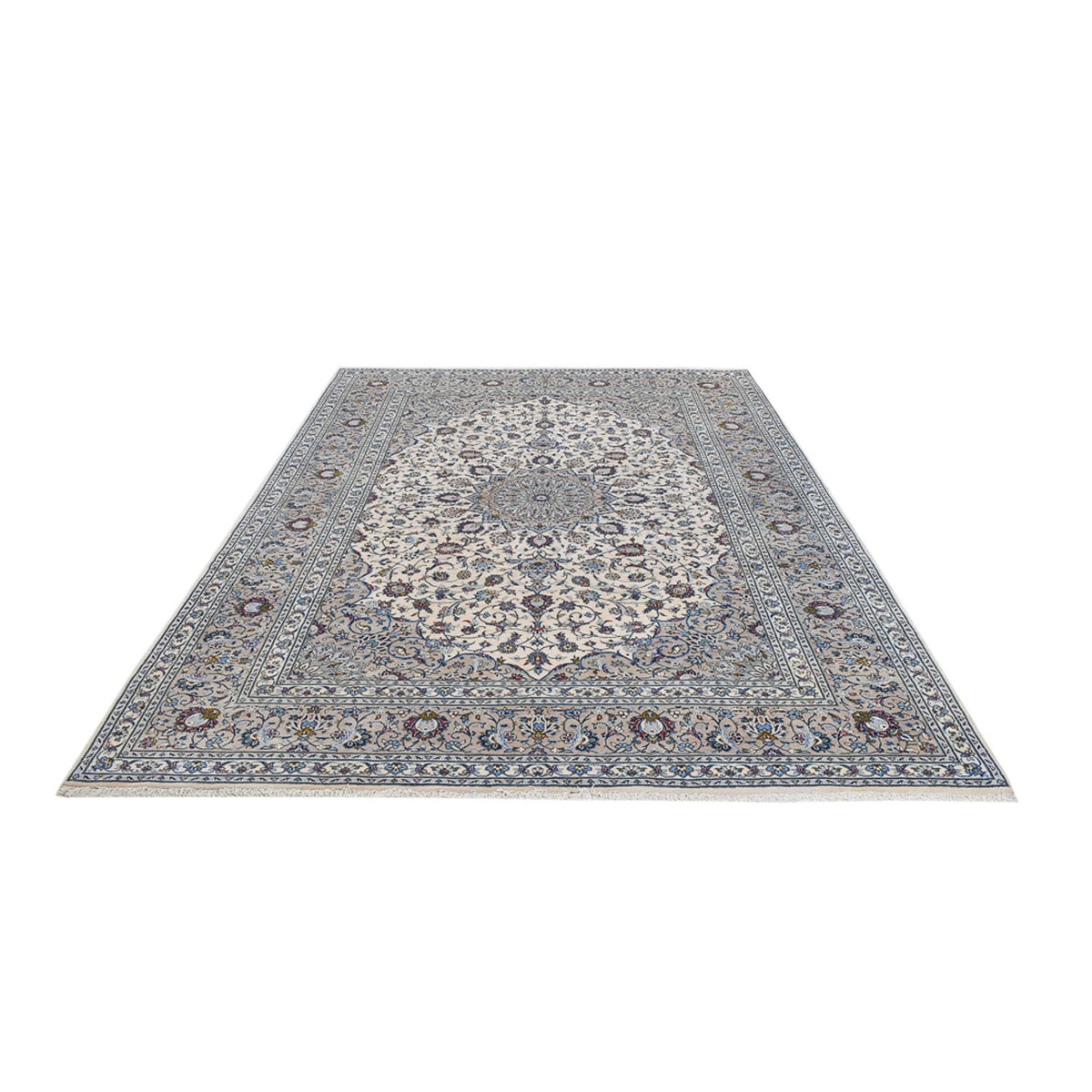 Tapis persan - Keshan - Royal - 350 x 240 cm - gris