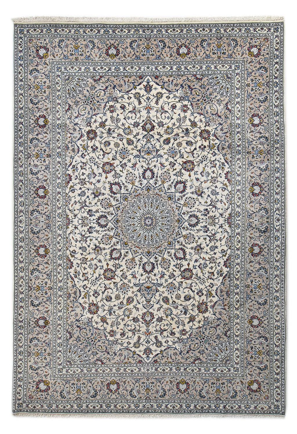 Tapis persan - Keshan - Royal - 354 x 244 cm - gris