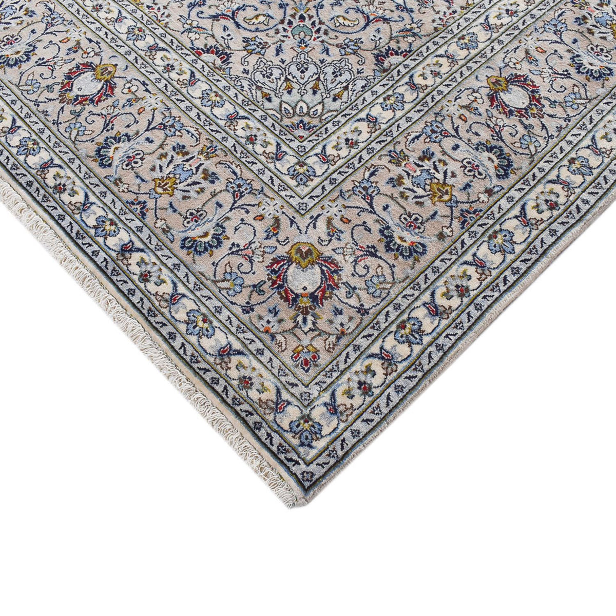 Tapis persan - Keshan - Royal - 354 x 244 cm - gris
