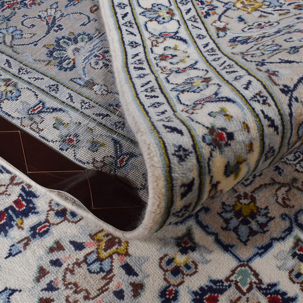 Tapis persan - Keshan - Royal - 354 x 244 cm - gris