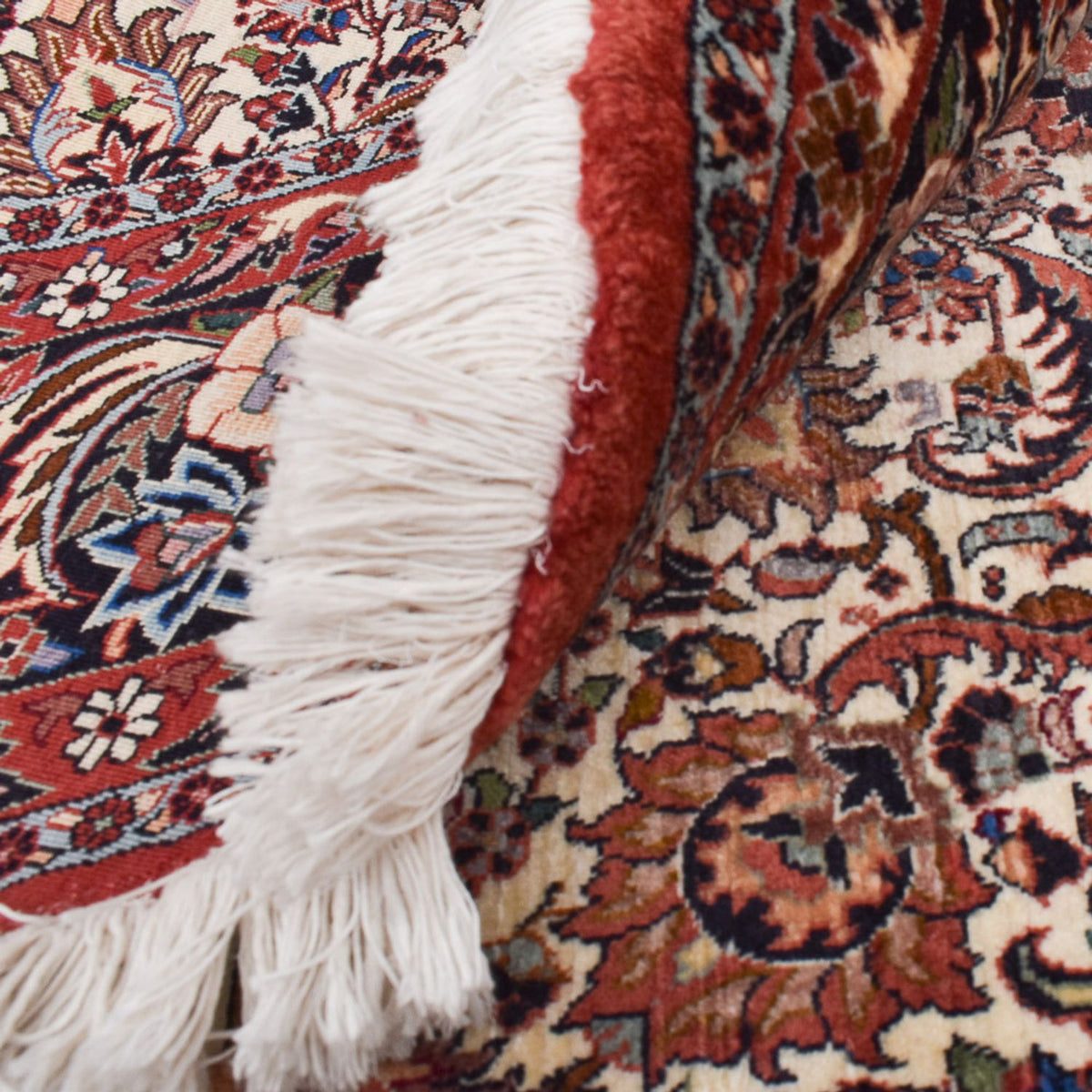 Tapis persan - Bidjar ronde  - 250 x 250 cm - rouille