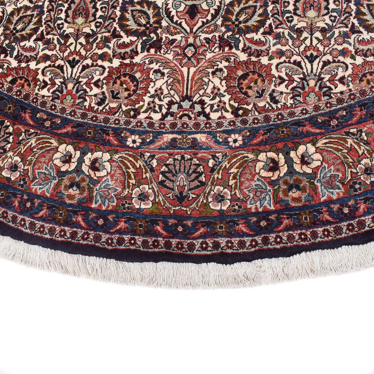 Tapis persan - Bidjar ronde  - 250 x 250 cm - rouille