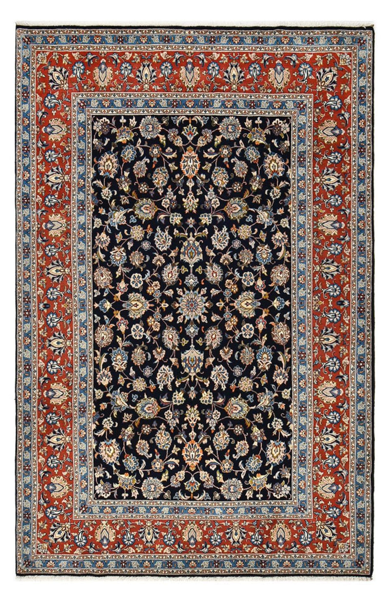 Tapis persan - Classique - 296 x 193 cm - bleu foncé