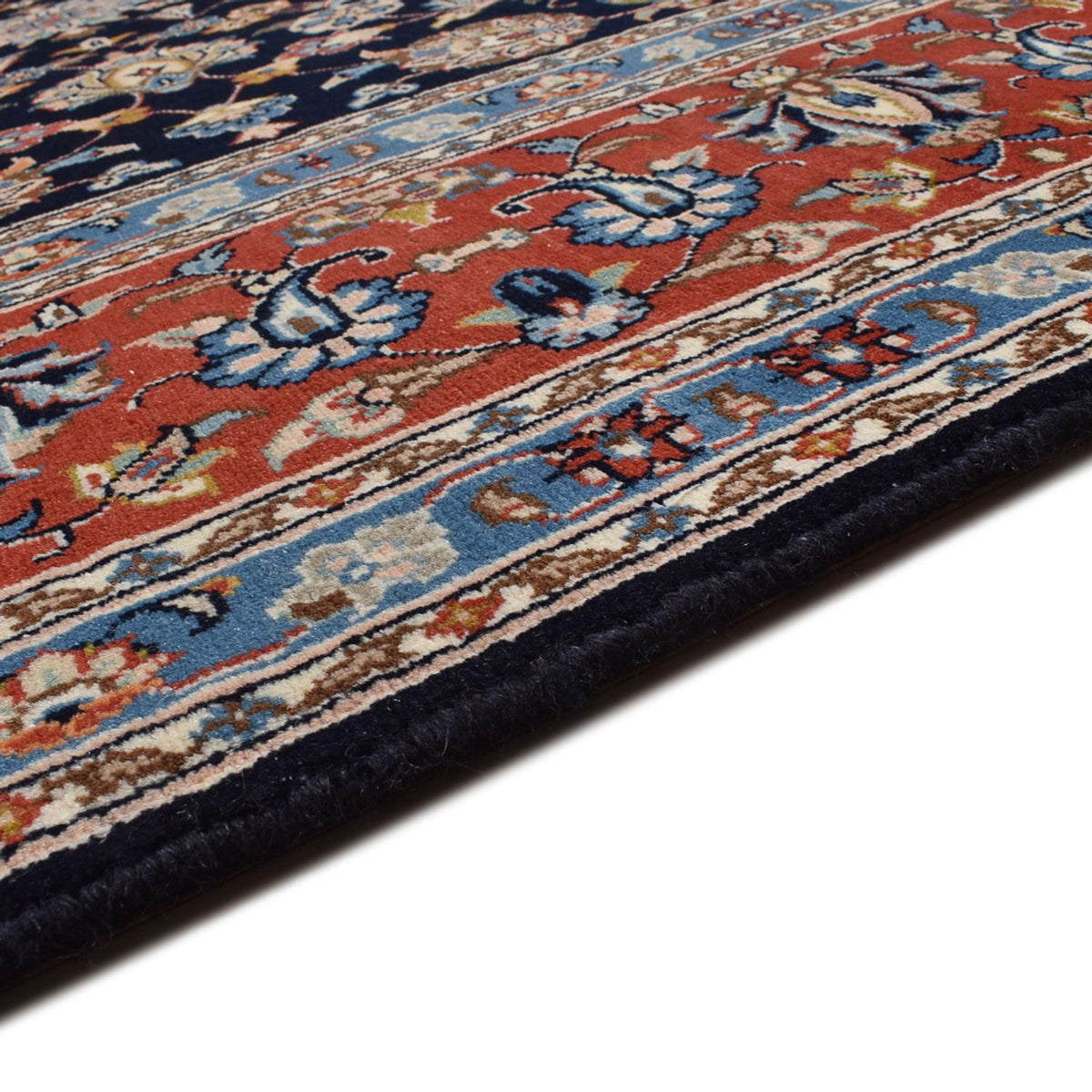 Tapis persan - Classique - 296 x 193 cm - bleu foncé