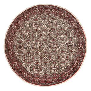 Tapis persan - Bidjar ronde  - 300 x 300 cm - rouille