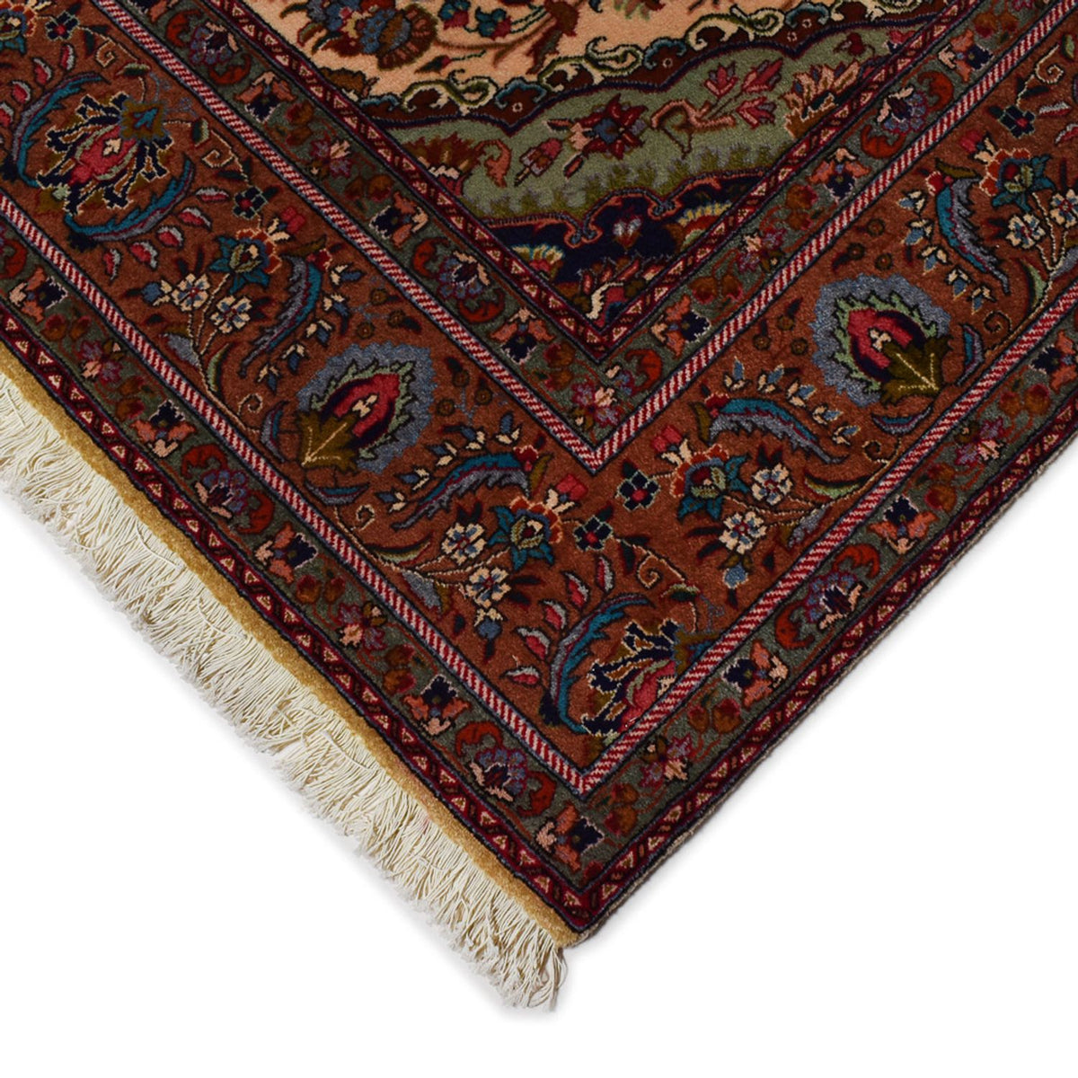 Tapis persan - Tabriz - Royal - 312 x 206 cm - beige foncé