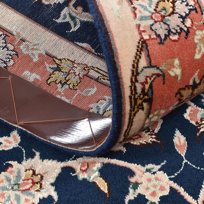 Tapis de couloir Tapis persan - Tabriz - Royal - 191 x 78 cm - bleu foncé