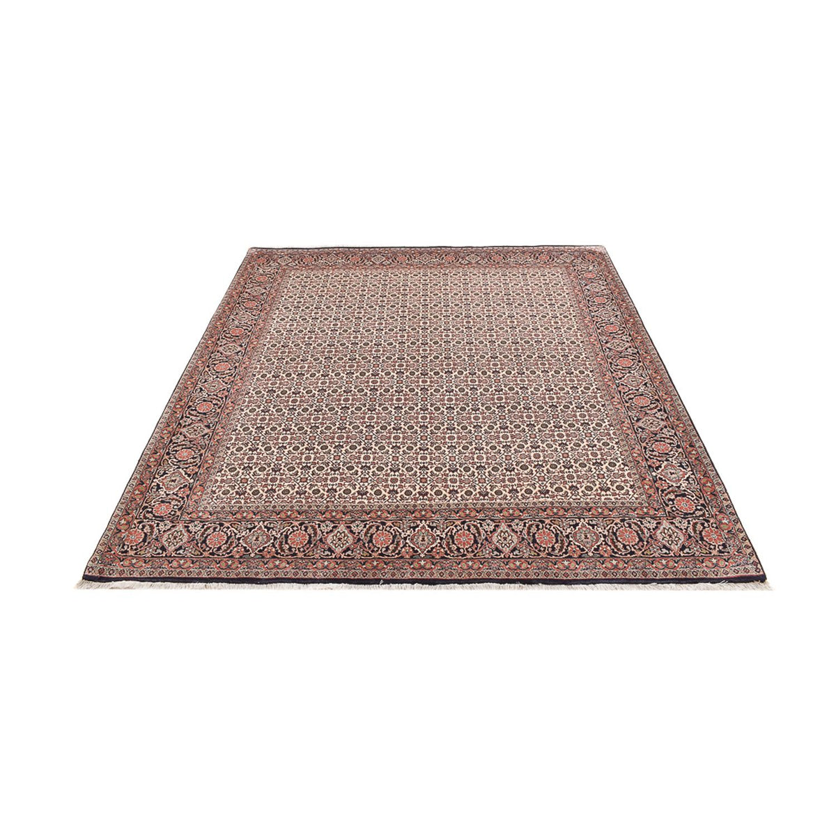 Tapis persan - Bidjar - 243 x 210 cm - marron clair