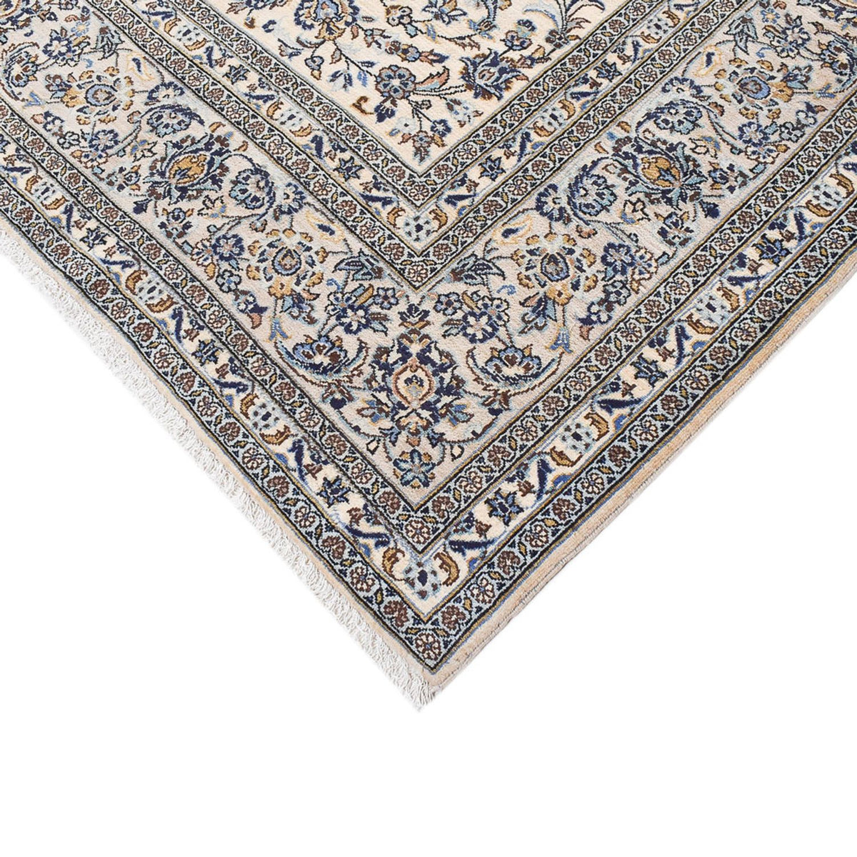Tapis persan - Keshan - Royal - 351 x 250 cm - gris