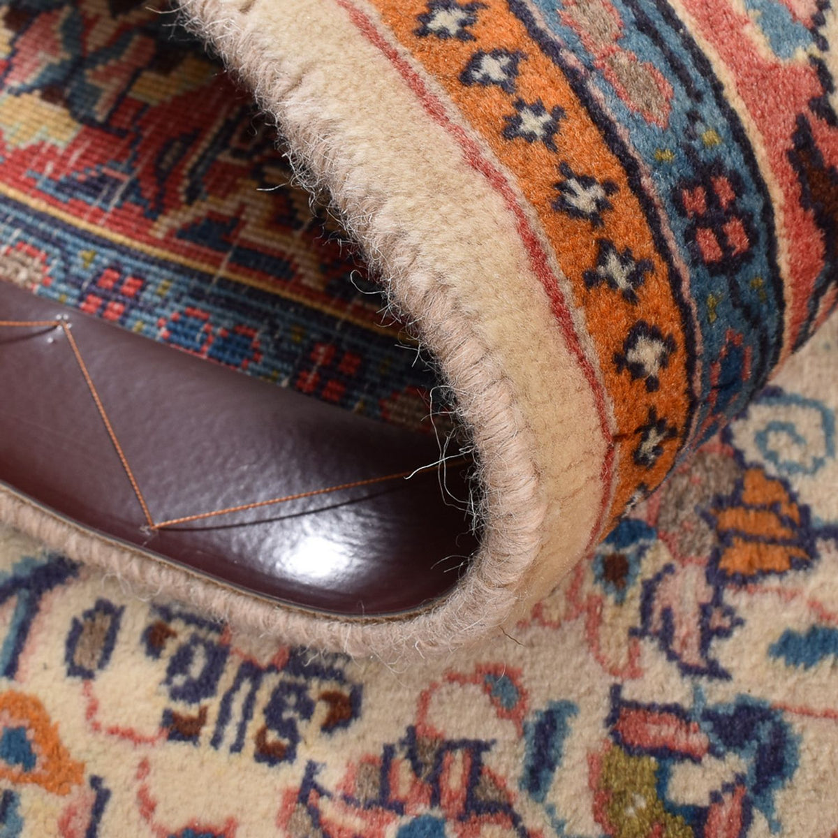 Tapis de couloir Tapis persan - Nomadic - 226 x 129 cm - beige clair