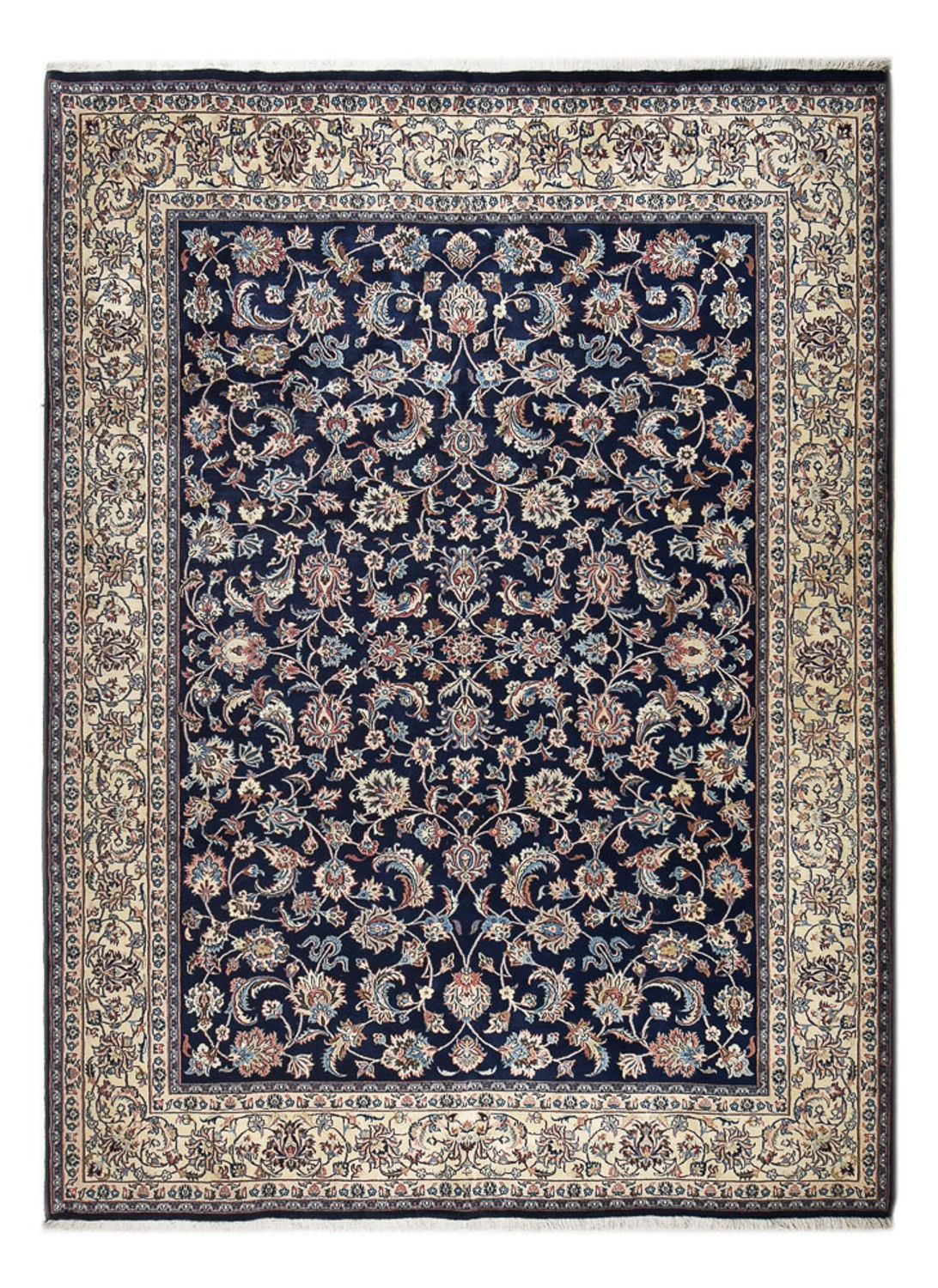 Tapis persan - Classique - 352 x 246 cm - bleu foncé
