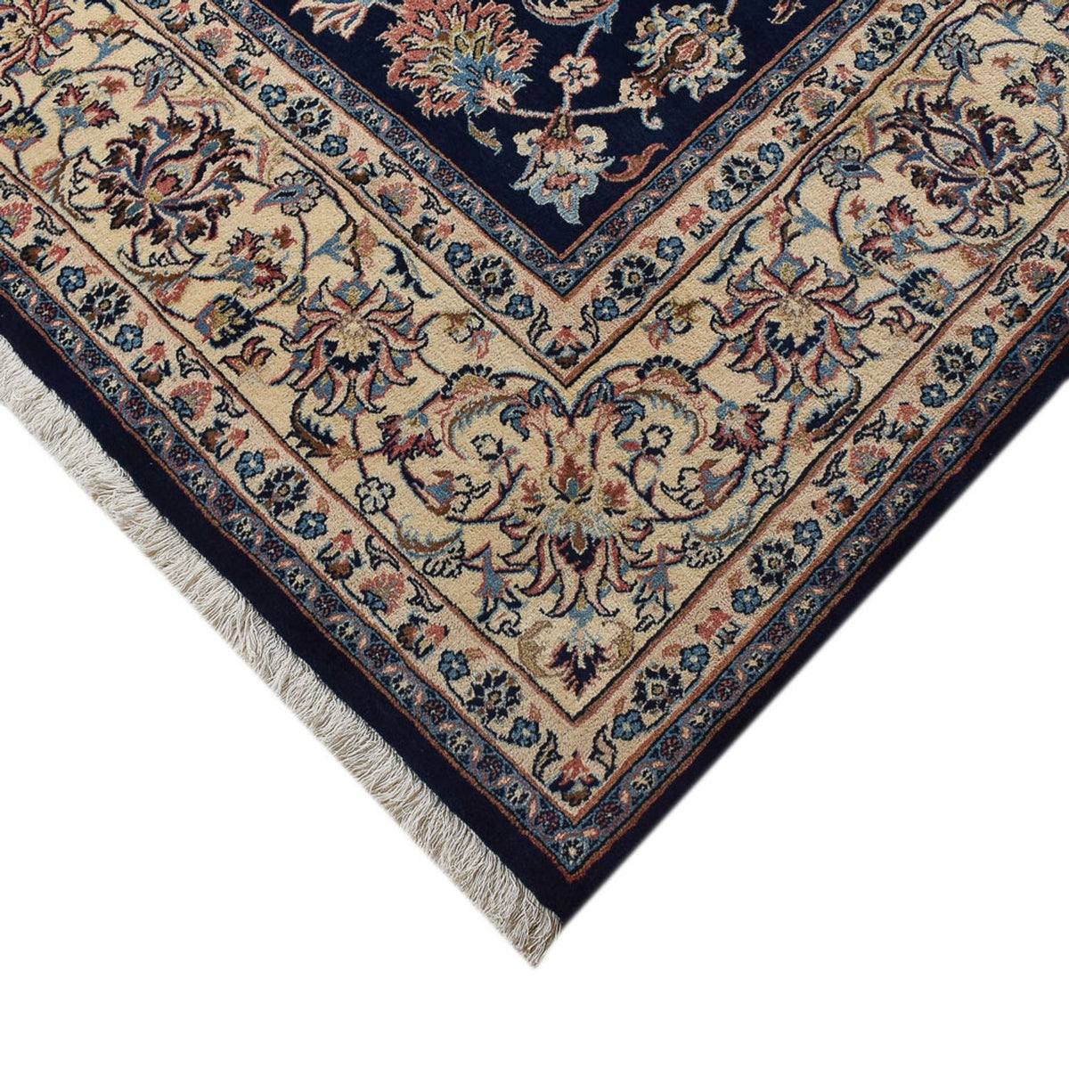 Tapis persan - Classique - 352 x 246 cm - bleu foncé