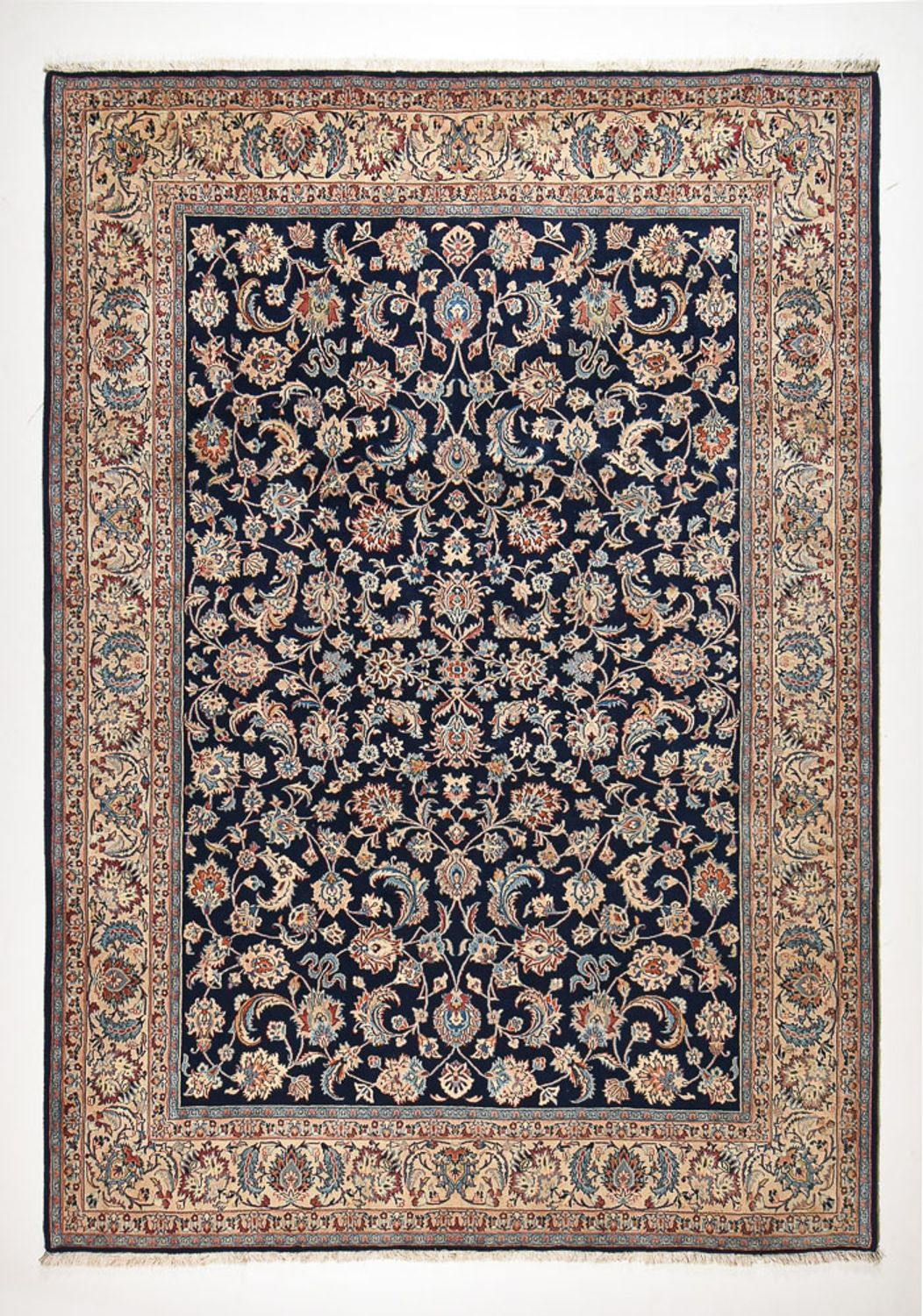 Tapis persan - Classique - 355 x 247 cm - bleu foncé