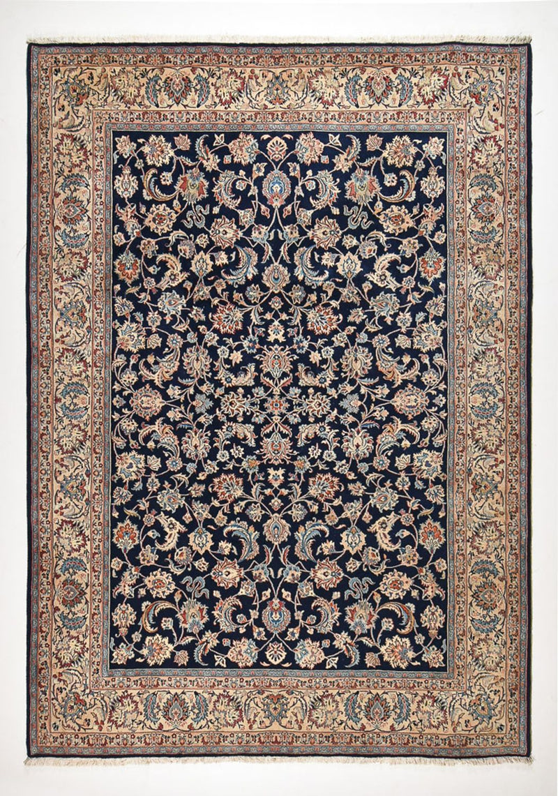 Tapis persan - Classique - 355 x 247 cm - bleu foncé