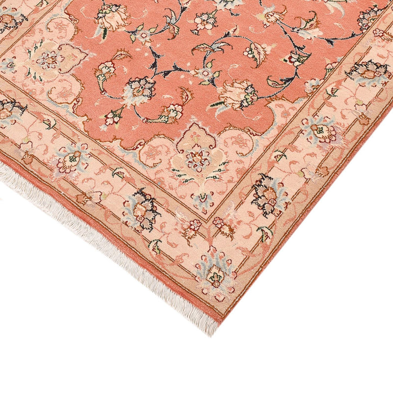 Tapis de couloir Tapis persan - Tabriz - Royal - 203 x 80 cm - rouge clair