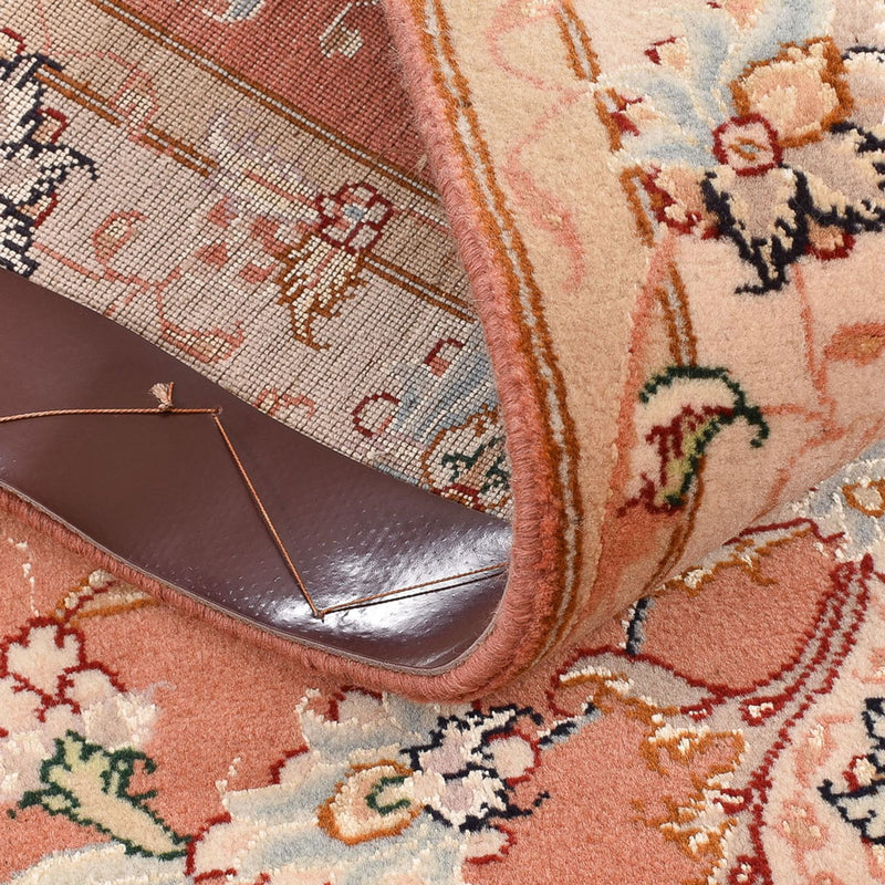 Tapis de couloir Tapis persan - Tabriz - Royal - 203 x 80 cm - rouge clair