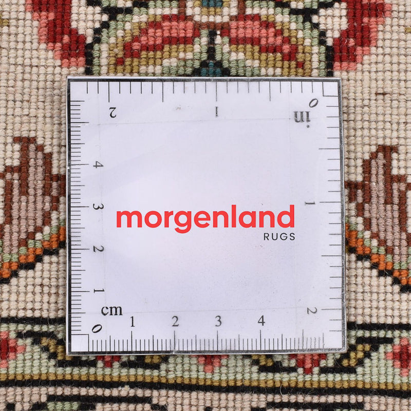 Tapis de couloir Tapis persan - Tabriz - Royal - 202 x 71 cm - crème