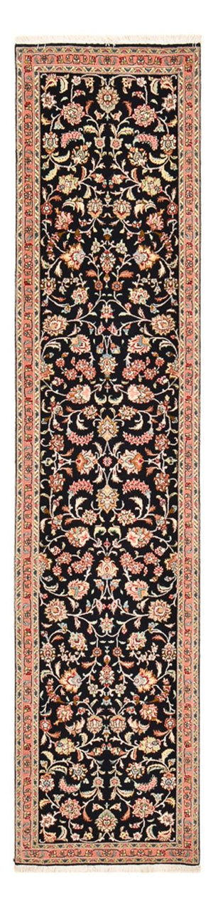 Tapis de couloir Tapis persan - Tabriz - Premium - 290 x 69 cm - bleu foncé