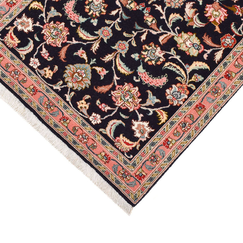 Tapis de couloir Tapis persan - Tabriz - Premium - 290 x 69 cm - bleu foncé
