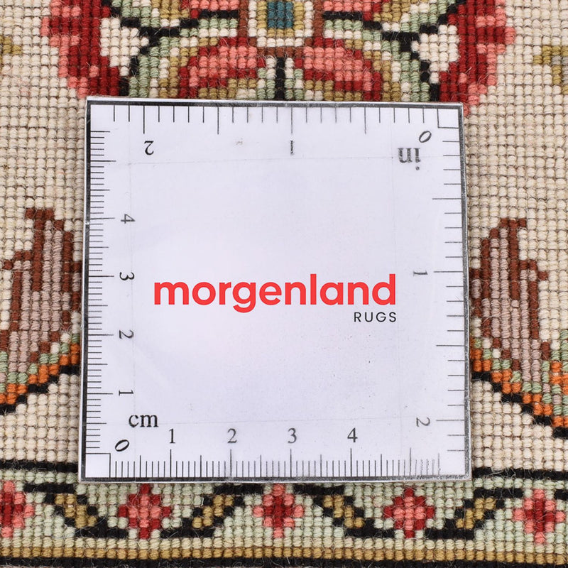 Tapis de couloir Tapis persan - Tabriz - Royal - 202 x 69 cm - crème