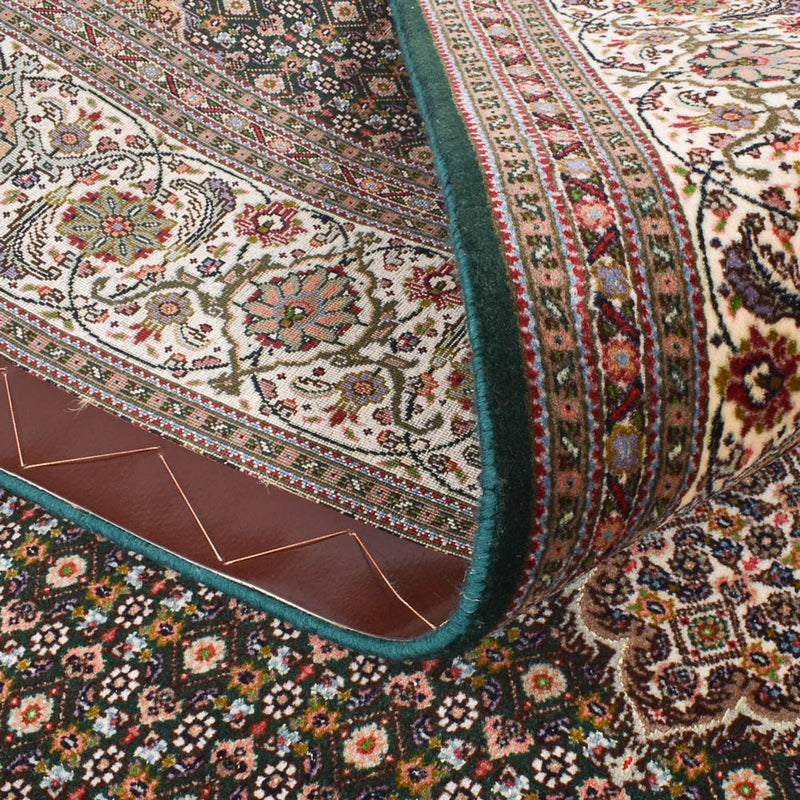 Tapis de couloir Tapis persan - Tabriz - Premium - 404 x 203 cm - sable