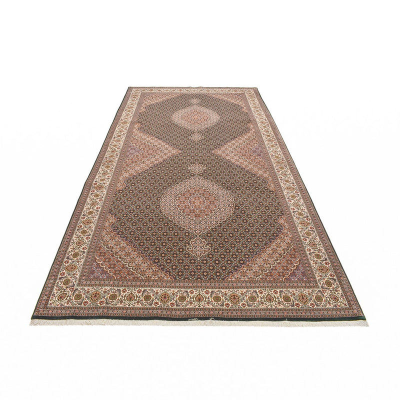 Tapis de couloir Tapis persan - Tabriz - Premium - 404 x 203 cm - sable