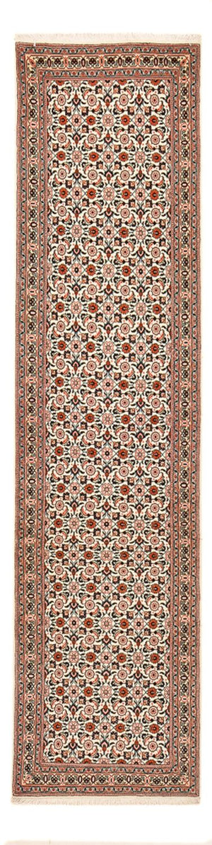 Tapis de couloir Tapis persan - Tabriz - Royal - 304 x 74 cm - marron clair