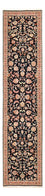 Tapis de couloir Tapis persan - Tabriz - Premium - 300 x 67 cm - bleu foncé