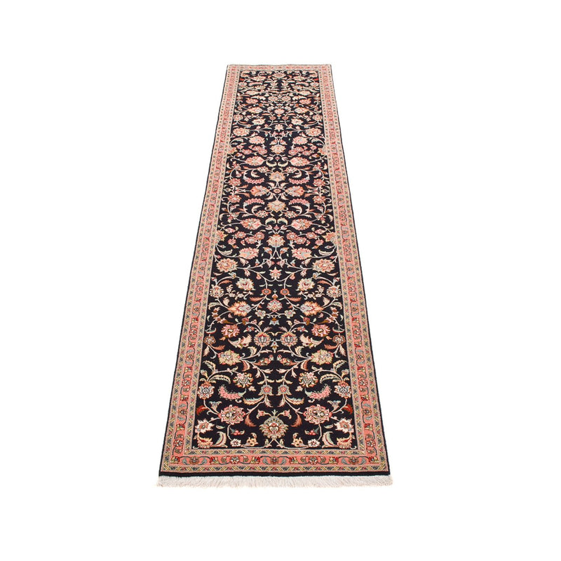 Tapis de couloir Tapis persan - Tabriz - Premium - 300 x 67 cm - bleu foncé