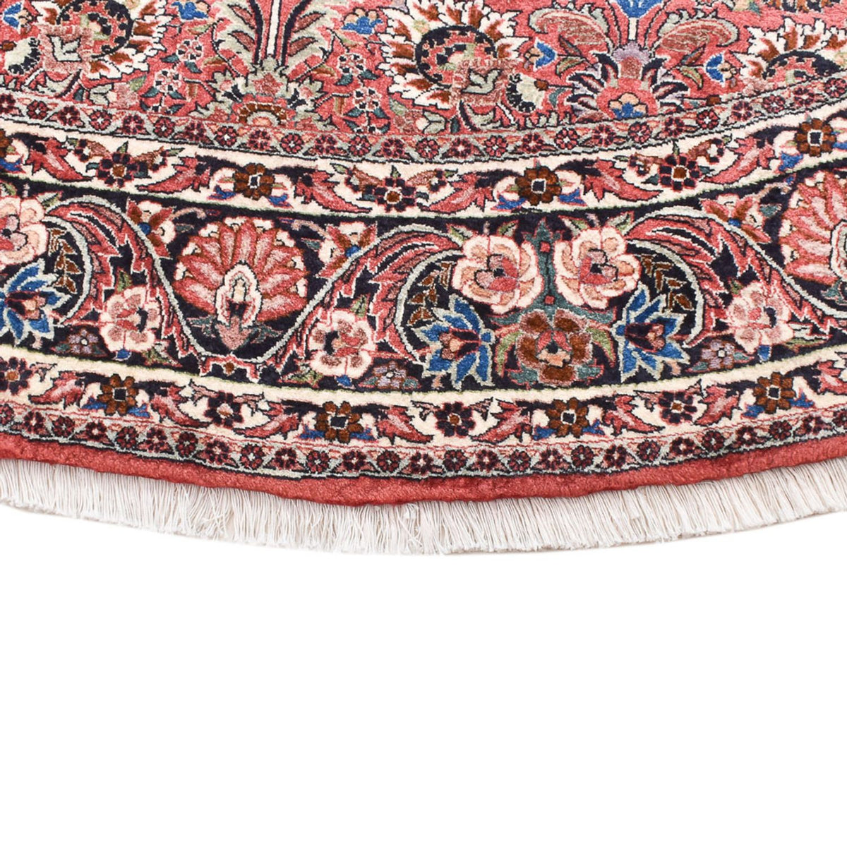 Tapis persan - Bidjar ronde  - 250 x 250 cm - rouille