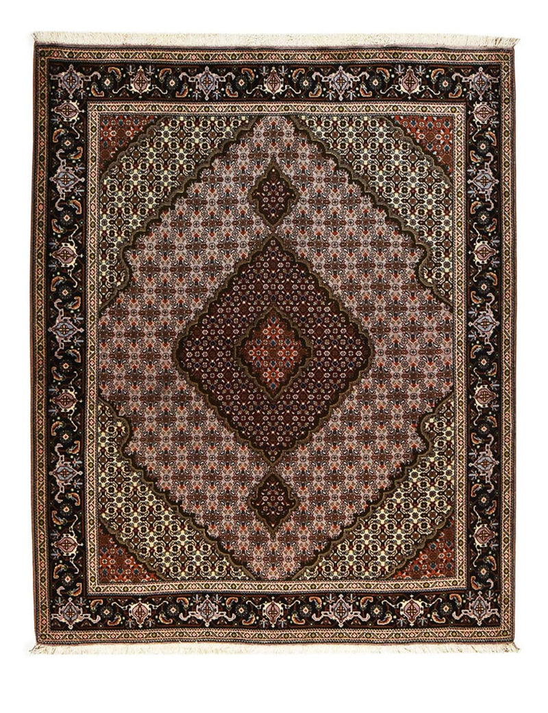 Tapis persan - Tabriz - Royal - 197 x 156 cm - rouge clair