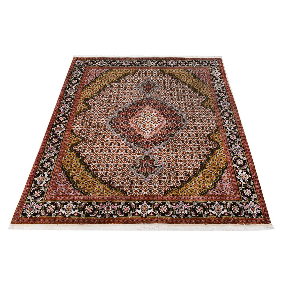 Tapis persan - Tabriz - Royal - 196 x 155 cm - multicolore