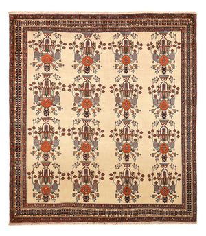 Tapis persan - Nomadic - 230 x 195 cm - beige
