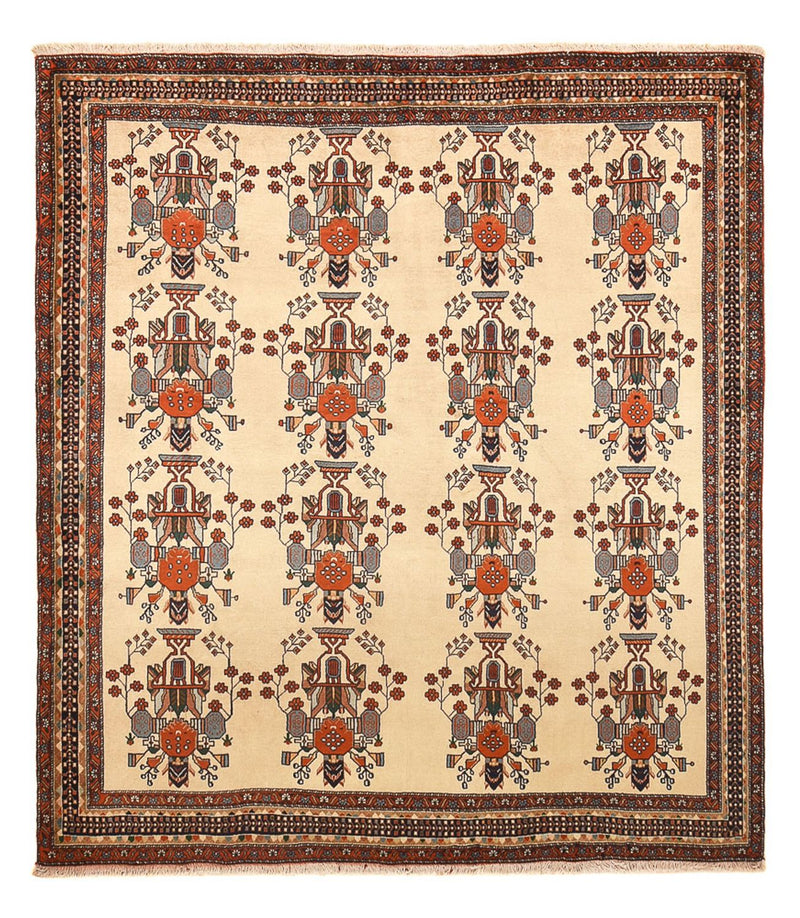 Tapis persan - Nomadic - 230 x 195 cm - beige